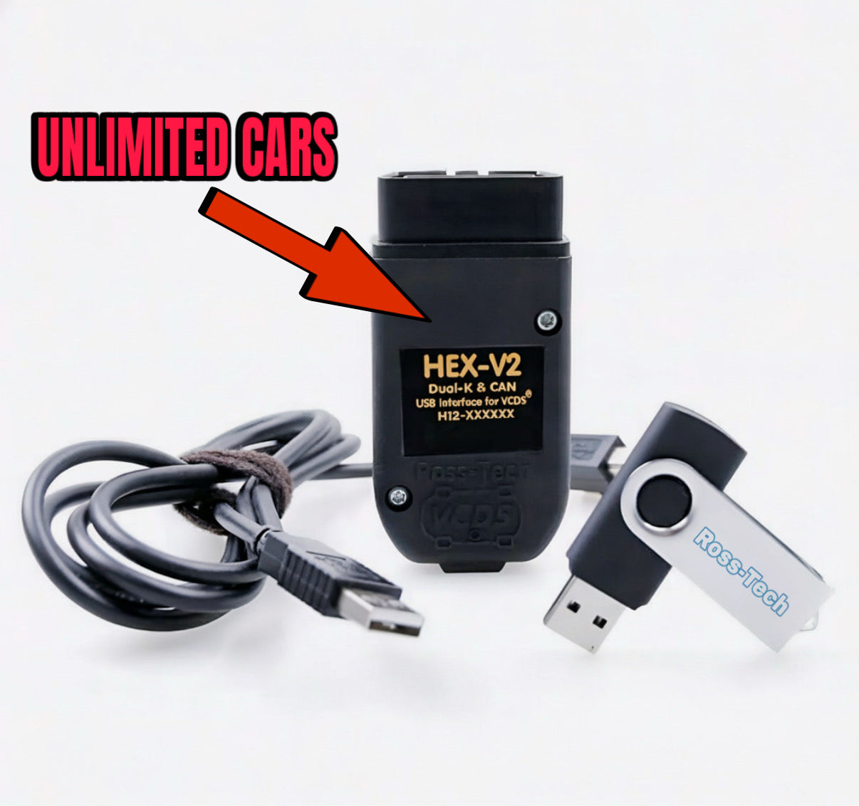 ROSS TECH VAG COM HEX FULL VCDS 20.4.1 DIAGNOSTIK-TOOL KABEL UND VCDS-SOFTWARE