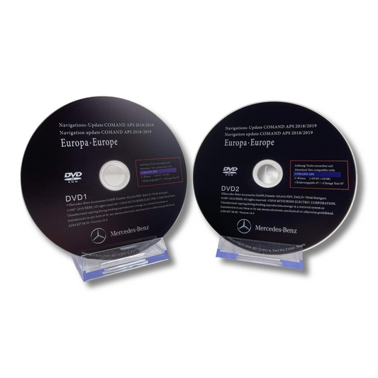 Navigation Navi DVD COMAND APS Europe 2018/2019 NTG4 Mercedes-Benz