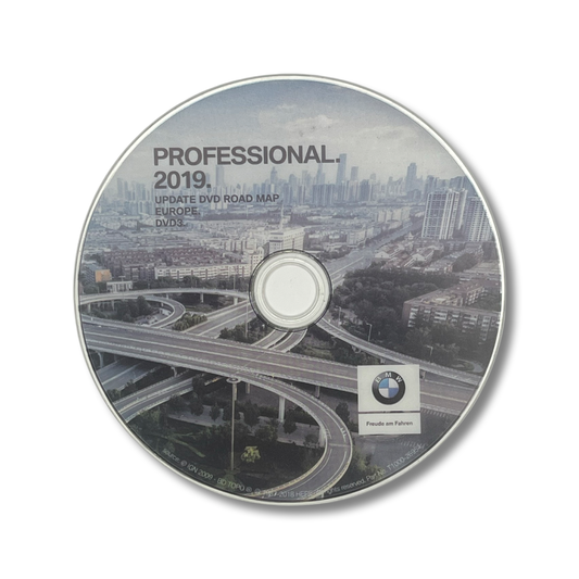 BMW Navi Update Professional 2019 DVD3 Road Map Europe